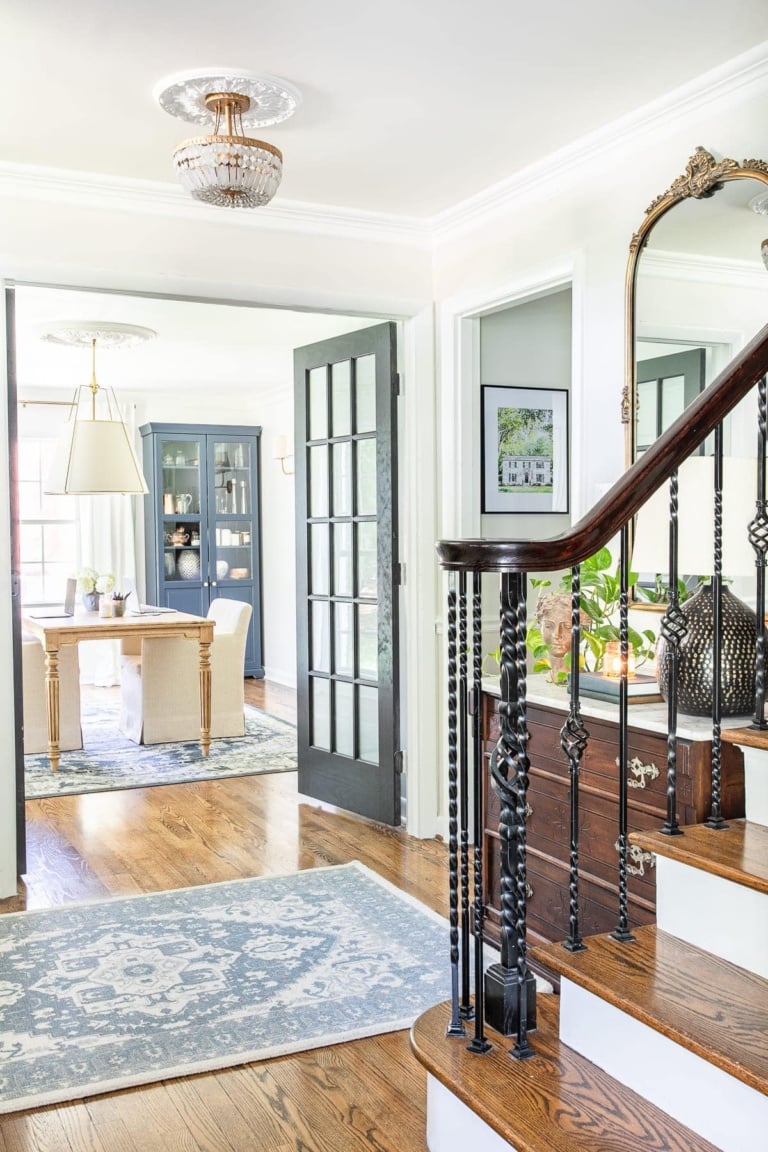 Our Classic Meets Modern Foyer Transformation