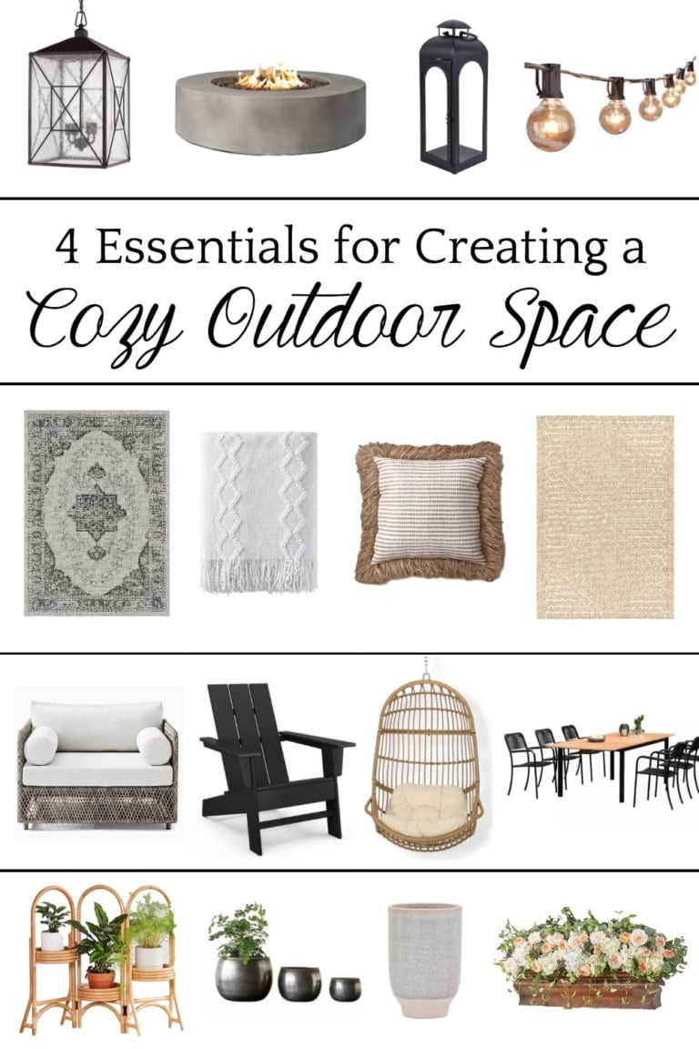 4 Essentials for Creating a Cozy Outdoor Space