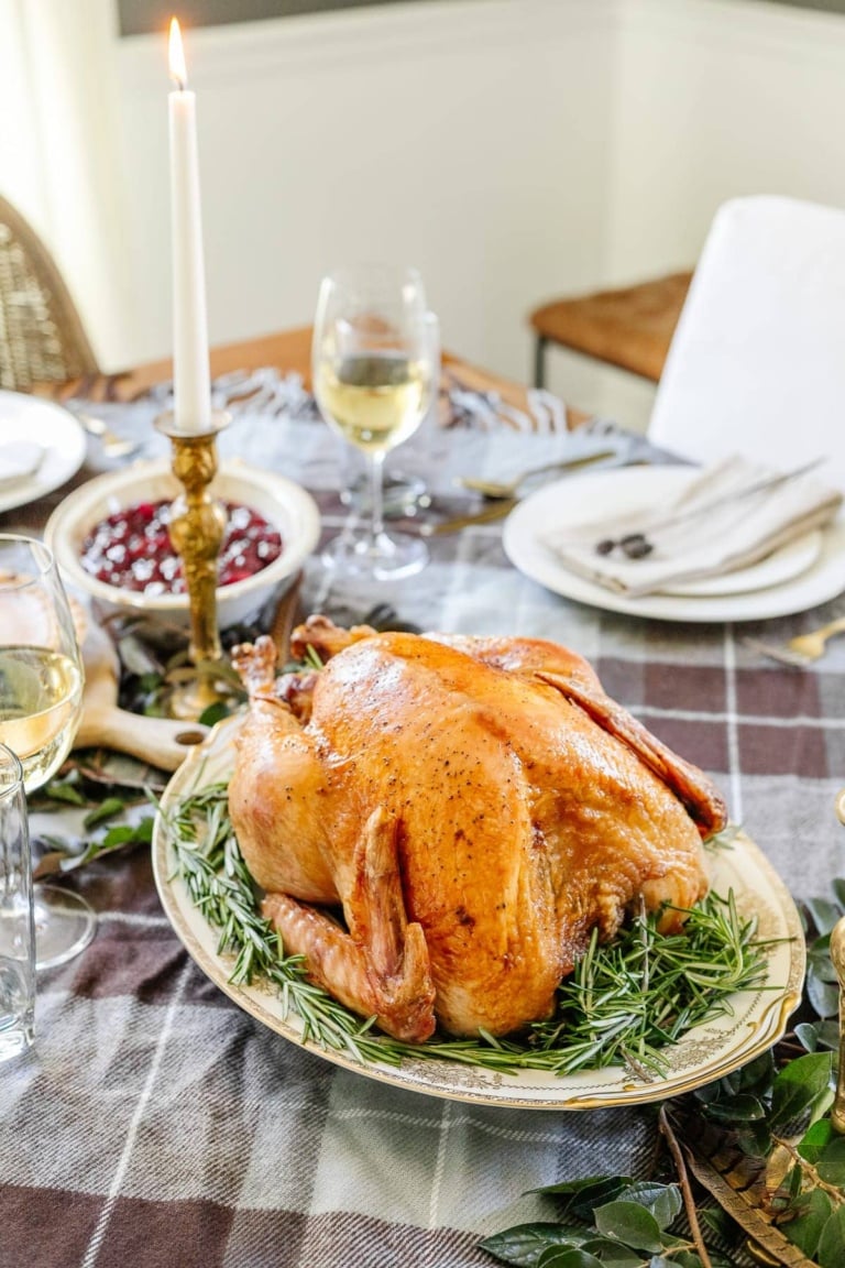 5 Tips for an Inexpensive Thanksgiving Table Decor & Printable Cooking Schedule