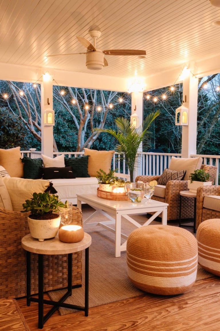 Our Back Porch Refresh