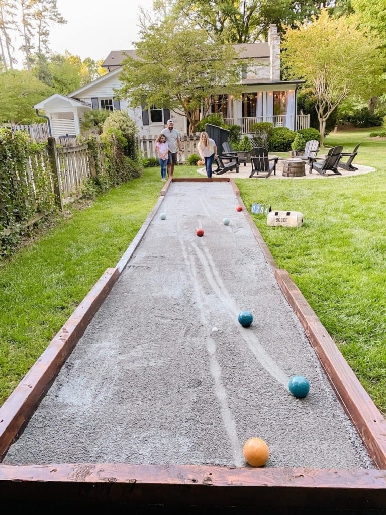 DIY Bocce Ball Court You Can Build in a Weekend