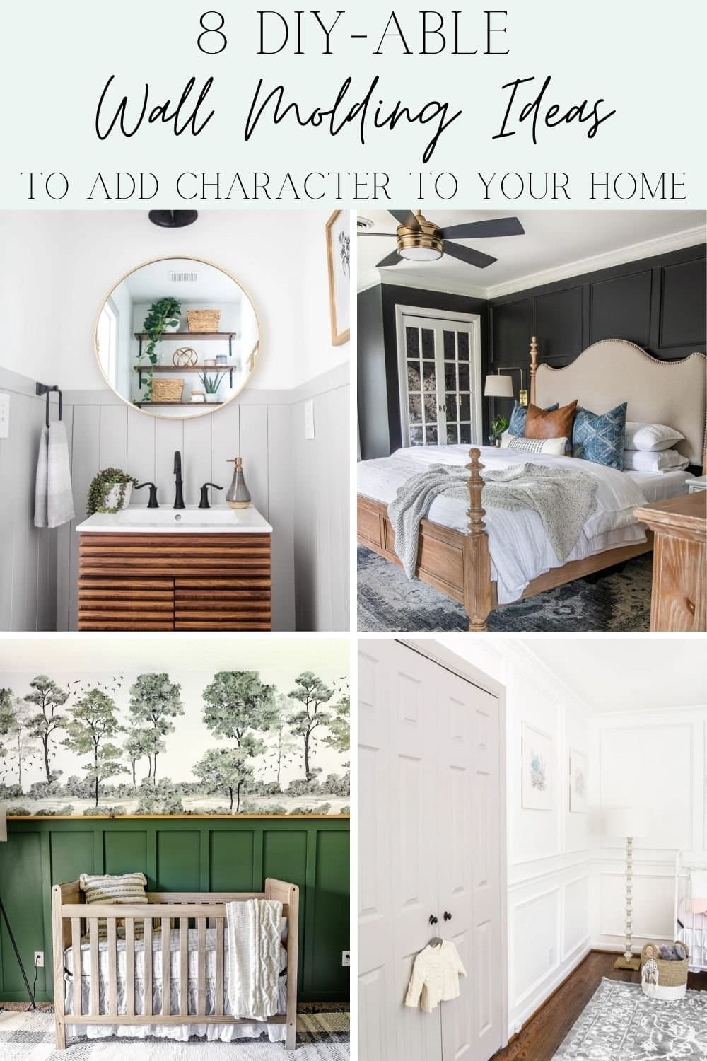 8 DIY Wall Molding Ideas to Add Character to Your Home