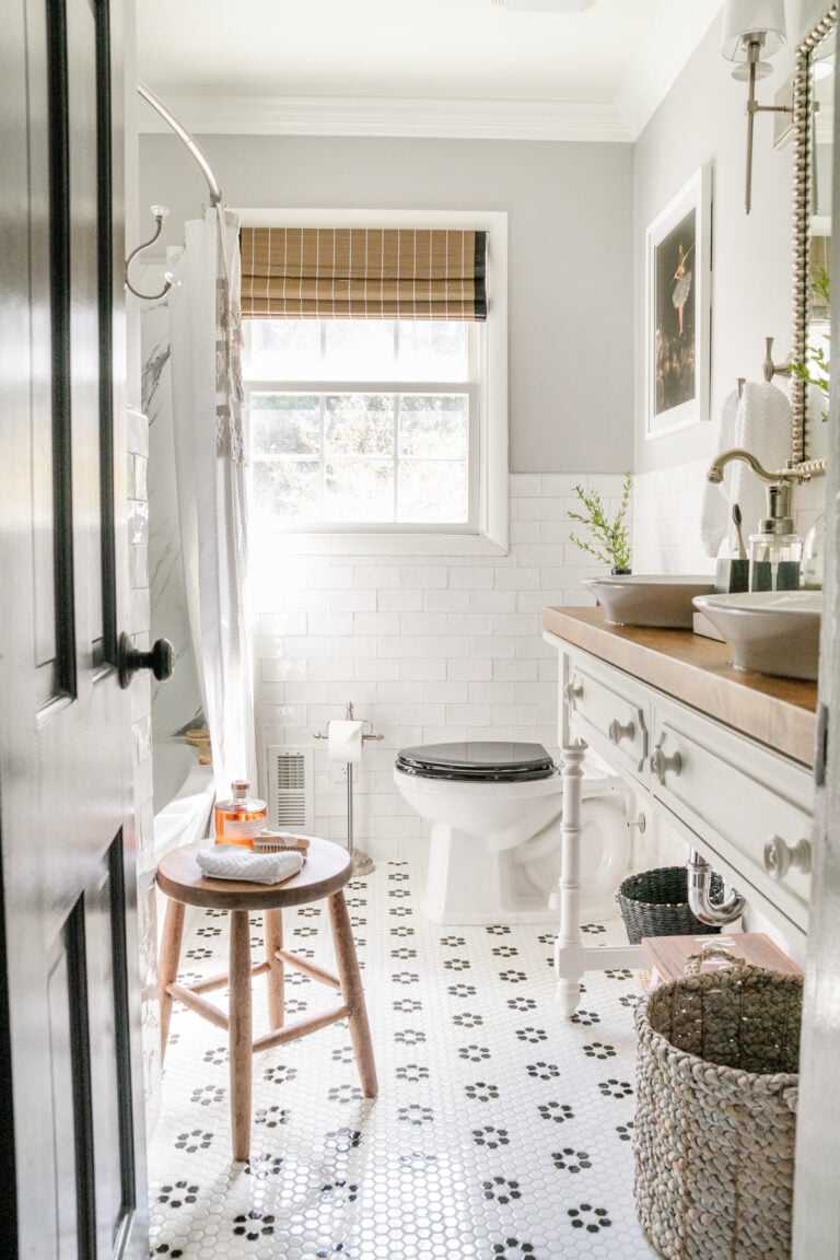 Black and White Bathroom Decor Swaps for a Classic Refresh