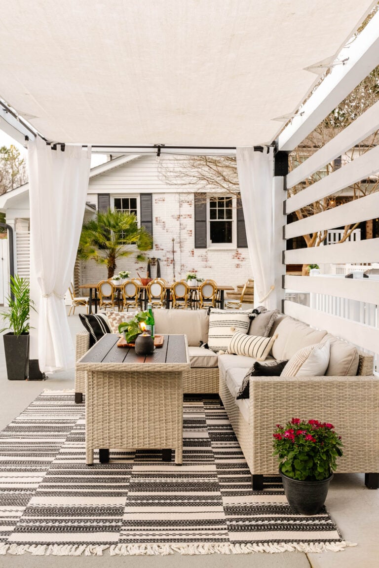 The Best Better Homes and Gardens Patio Furniture + DIY Pool Cabana Setup