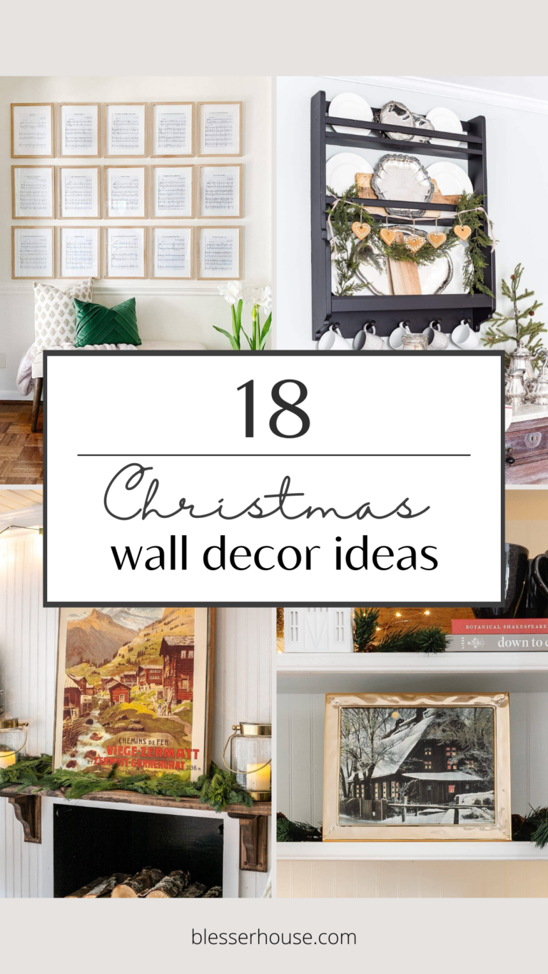 18 Christmas Wall Decor Ideas and Holiday Art Printables