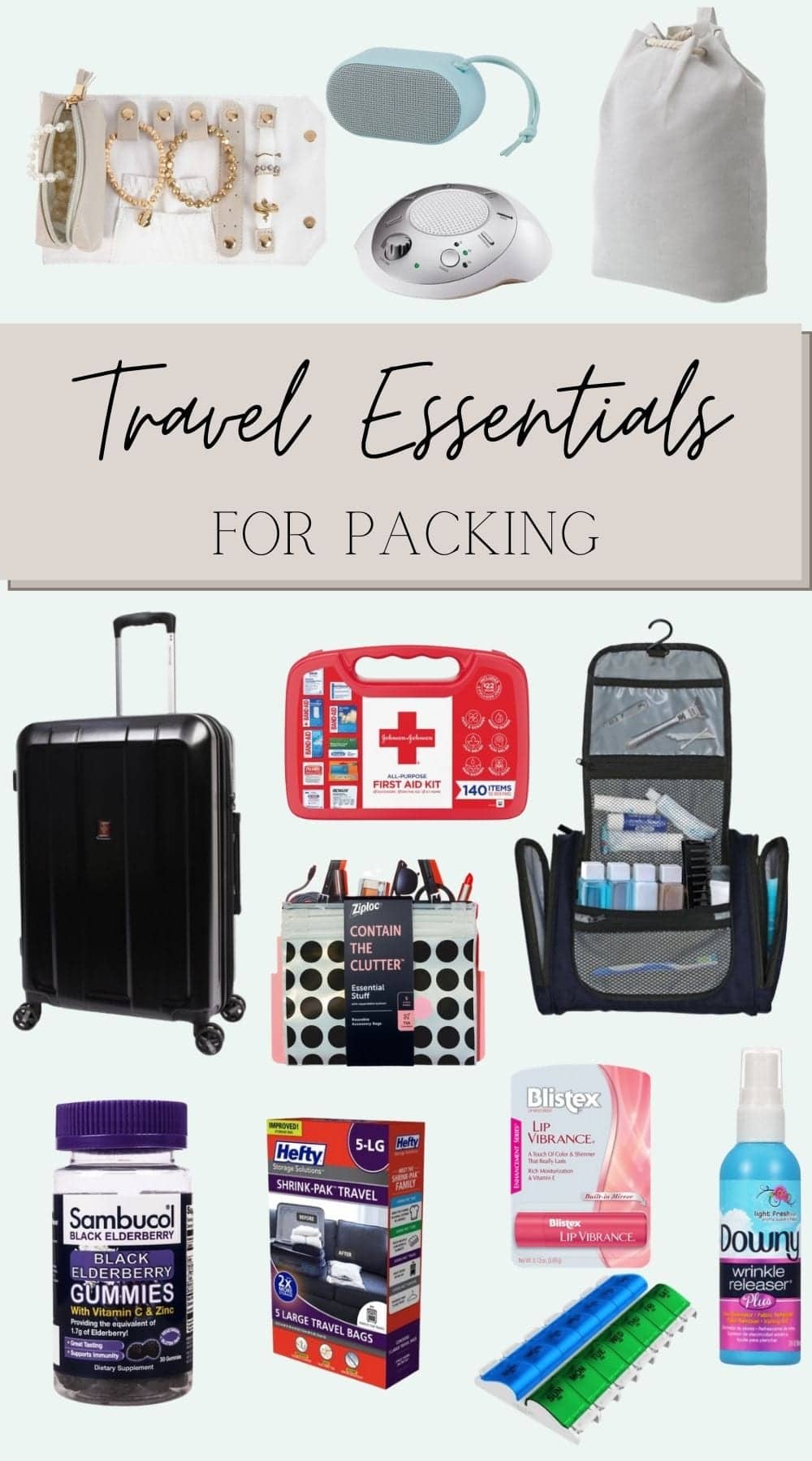 travel essentials for packing